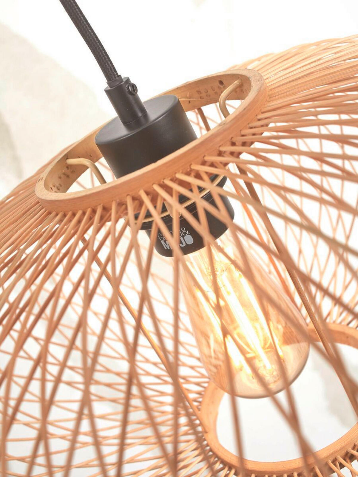 GOLVLAMPA GOOD&MOJO     - naturfärgad, Trend (150/40/62cm) - Good & Mojo