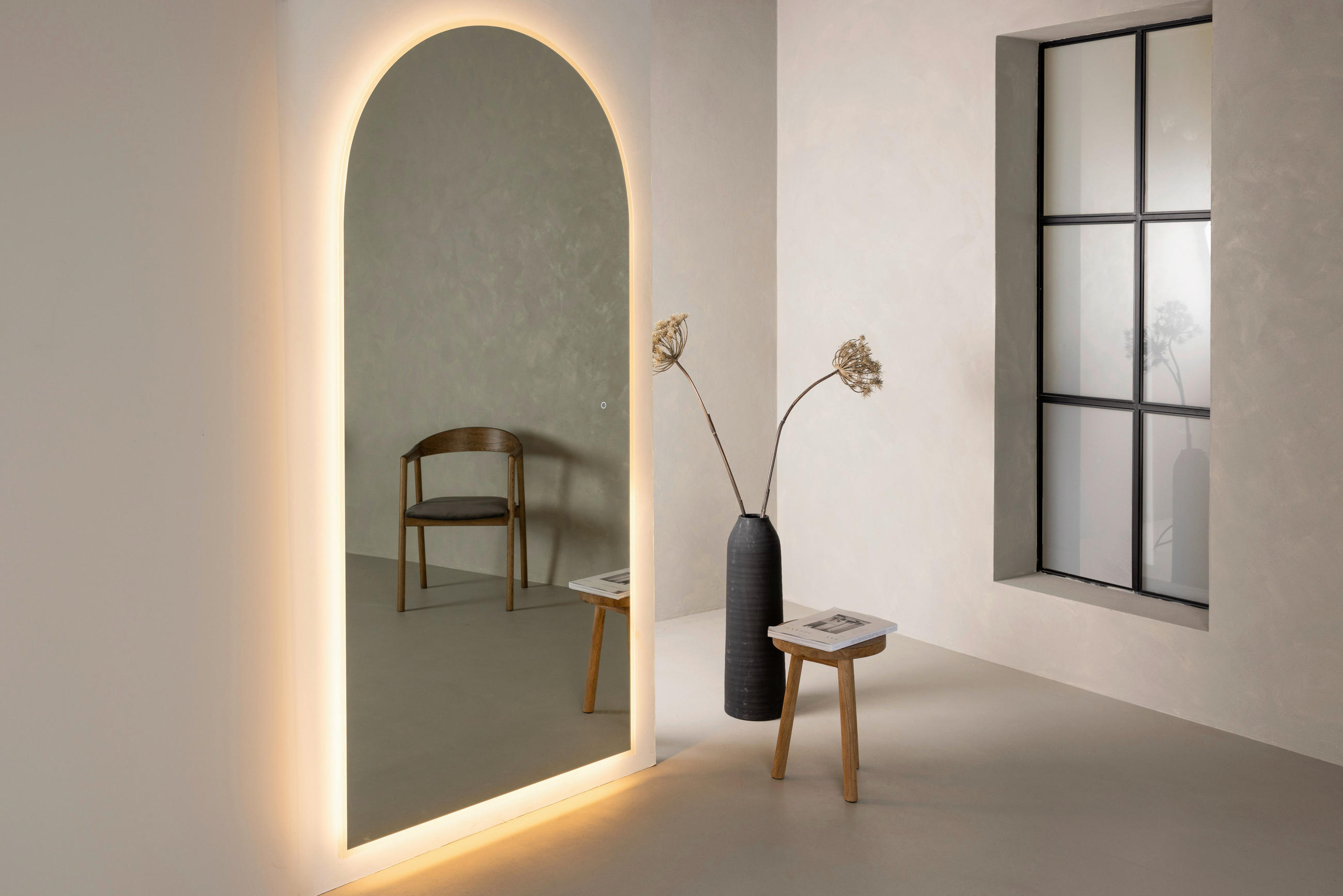SPEGEL  - silver, Design, metall/glas (100/210cm) - Johann Jakob