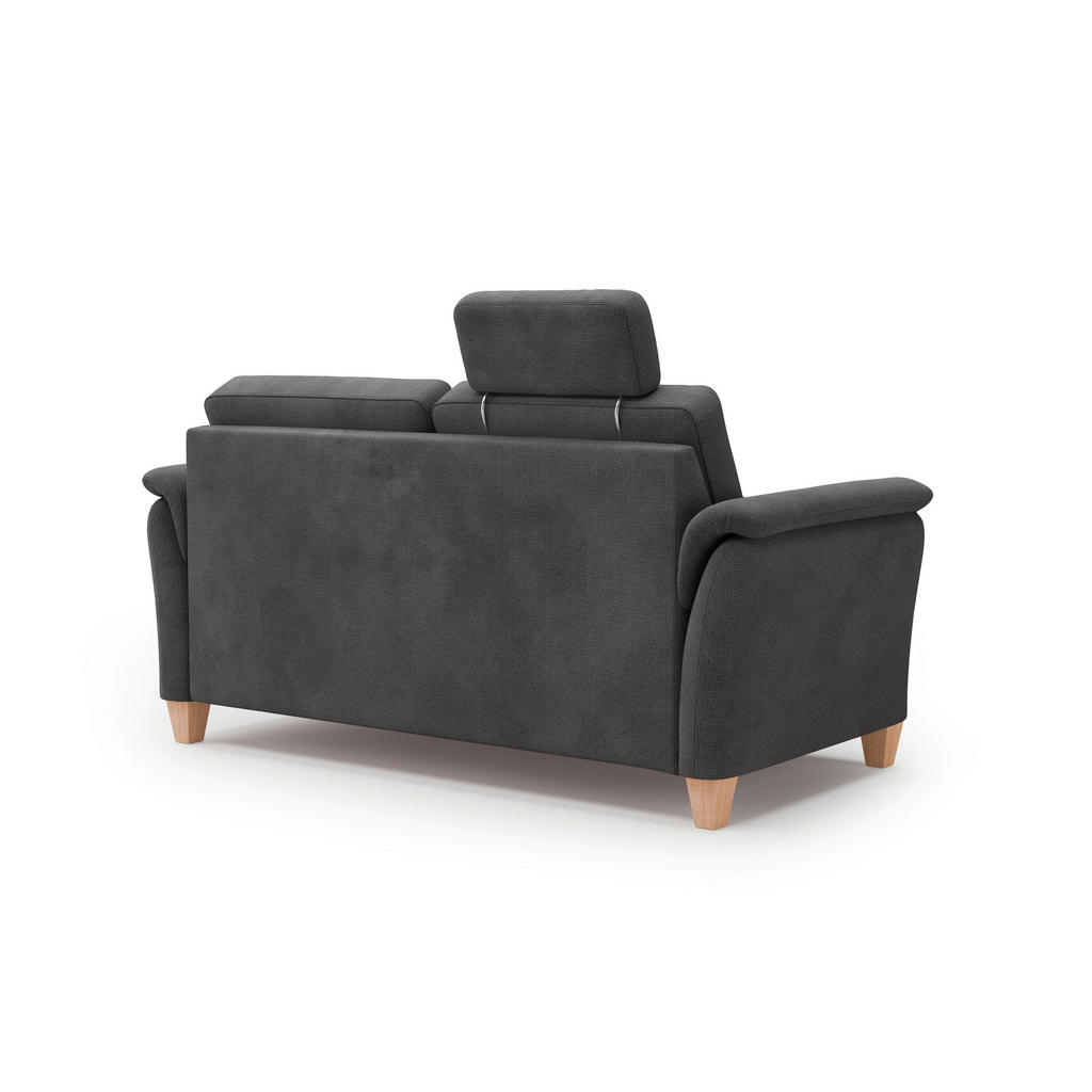 Thumbnail - Sit & More 3-Sitzer-Sofa Palmera V, Schwarz, Textil, Buche, 179x89x89 cm, Goldenes M, Oeko-Tex® Standard 100, Made in Eu...