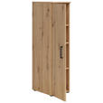 MEHRZWECKSCHRANK 30/115/40 cm  - Anthrazit/Schwarz, MODERN, Holzwerkstoff/Kunststoff (30/115/40cm) - Carryhome