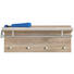 WANDGARDEROBE Edelstahlfarben, Eichefarben - Edelstahlfarben/Eichefarben, Design, Holz/Metall (75/30/26cm) - CARRYHOME