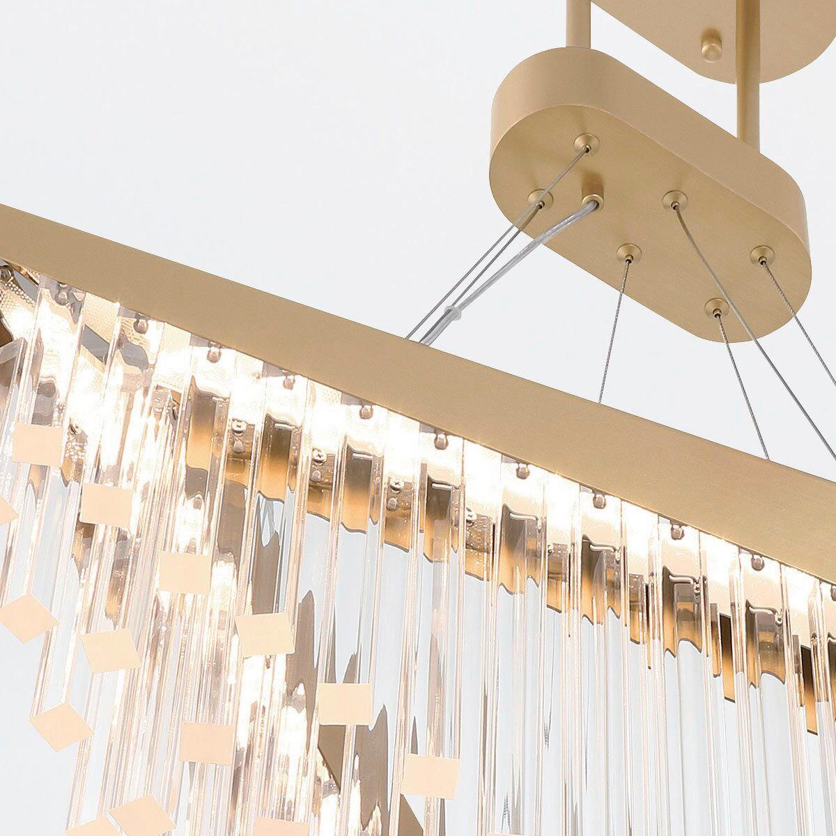 KRONLEUCHTER 40,5/119,4 cm    - Goldfarben, Konventionell, Kunststoff/Metall (40,5/119,4cm) - Elstead Lighting