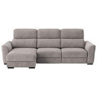 ECKSOFA in Mikrofaser Taupe  - Taupe, Konventionell, Textil (216/262cm) - MID.YOU