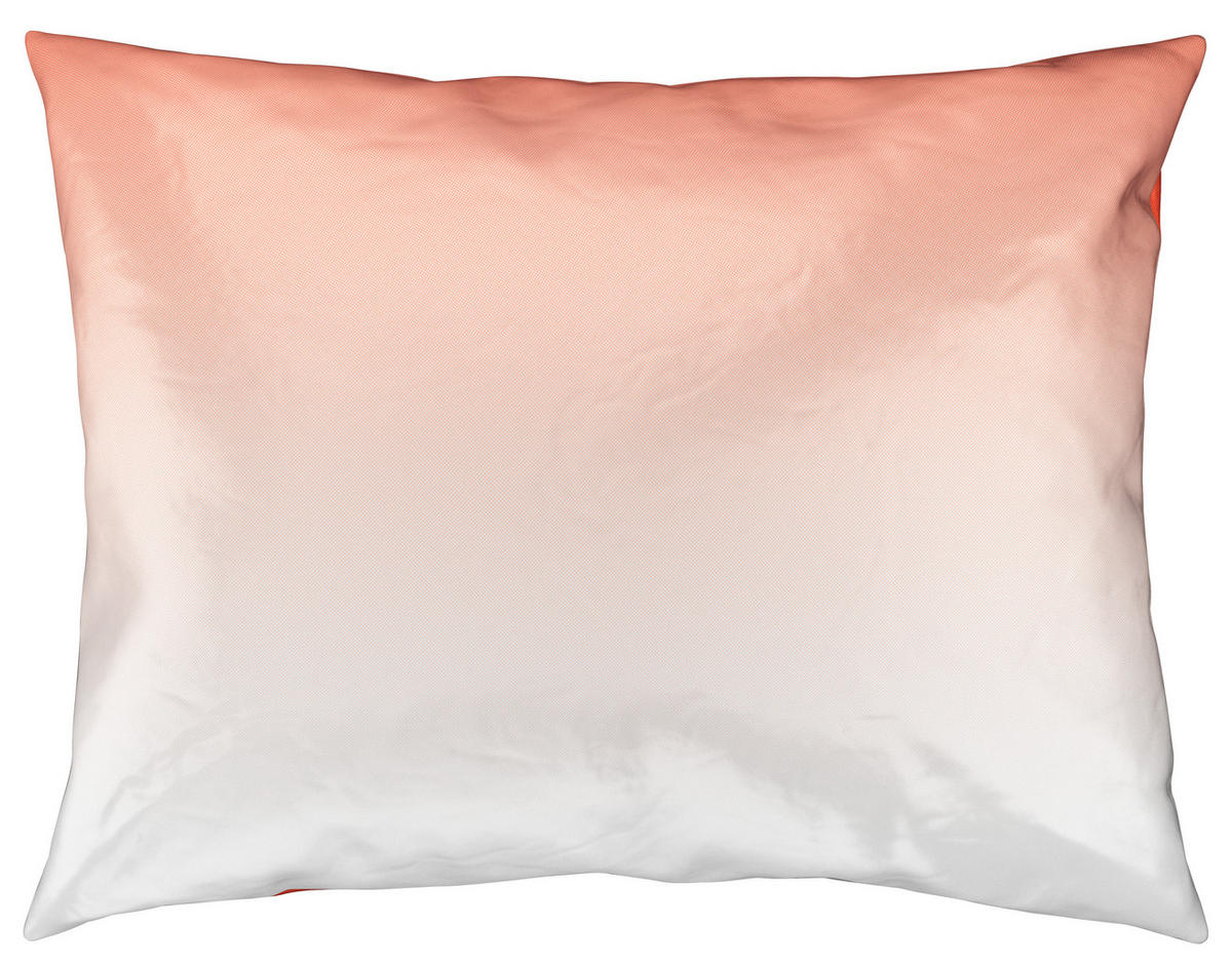 BETTWÄSCHE KALIO Satin 140/200 cm  - Orange/Weiß, KONVENTIONELL, Textil (140/200cm) - Esposa