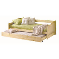 BETT 90/200 cm  in Naturfarben  - Naturfarben, Basics, Holz (90/200cm) - Livetastic