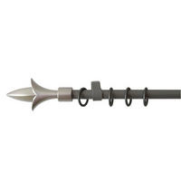 KARNIŠA VODILICA svetlosiva, metal - svetlosiva, Konvencionalno, metal (120/210cm) - Homeware
