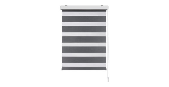 DOPPELROLLO 60/160 cm - Transparent/Grau, Basics, Textil (60/160cm) - Boxxx