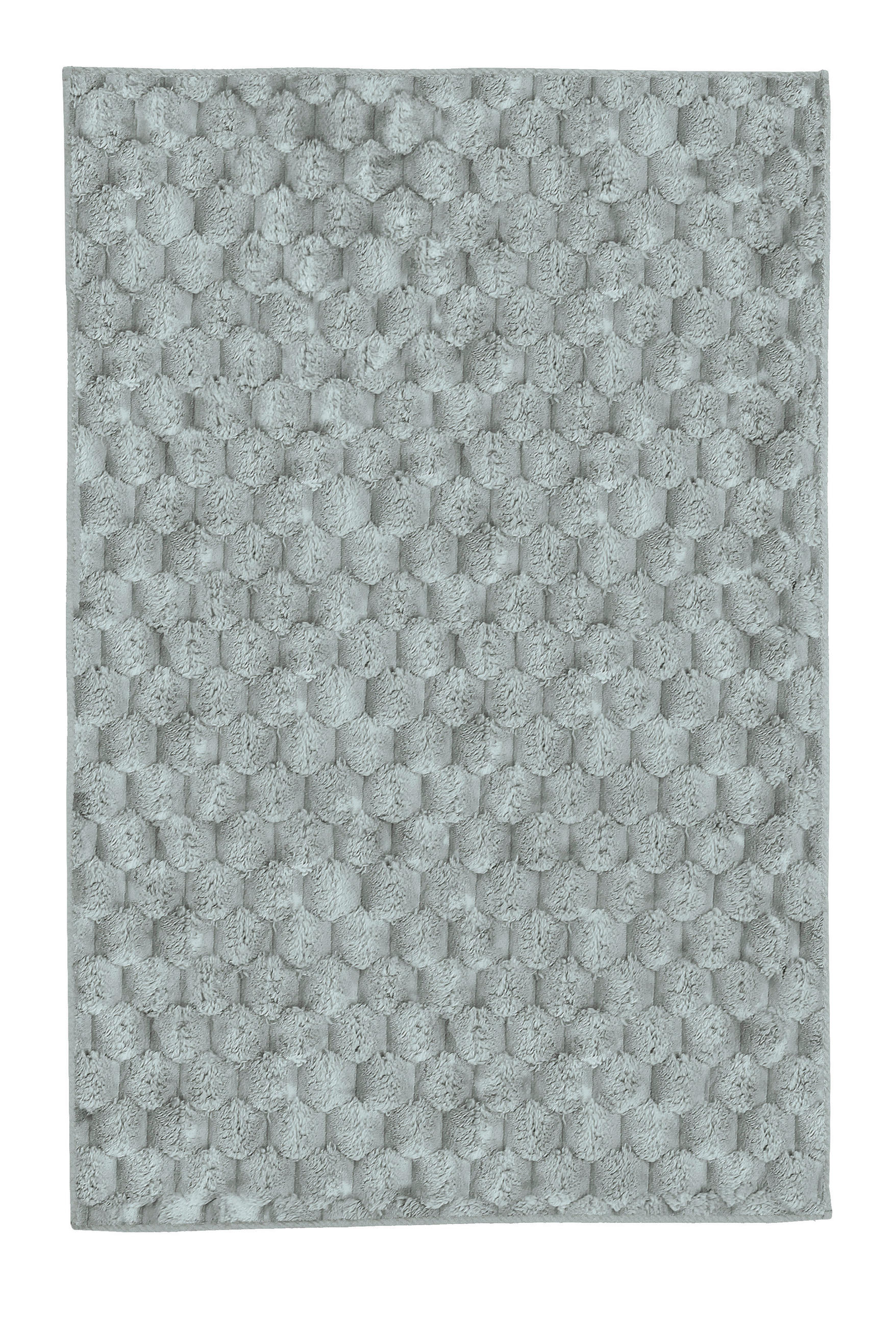 BADTEPPICH Jolly Platinfarben 70/120/120 cm  - Platinfarben, Basics, Kunststoff/Textil (70/120/120cm) - Kleine Wolke