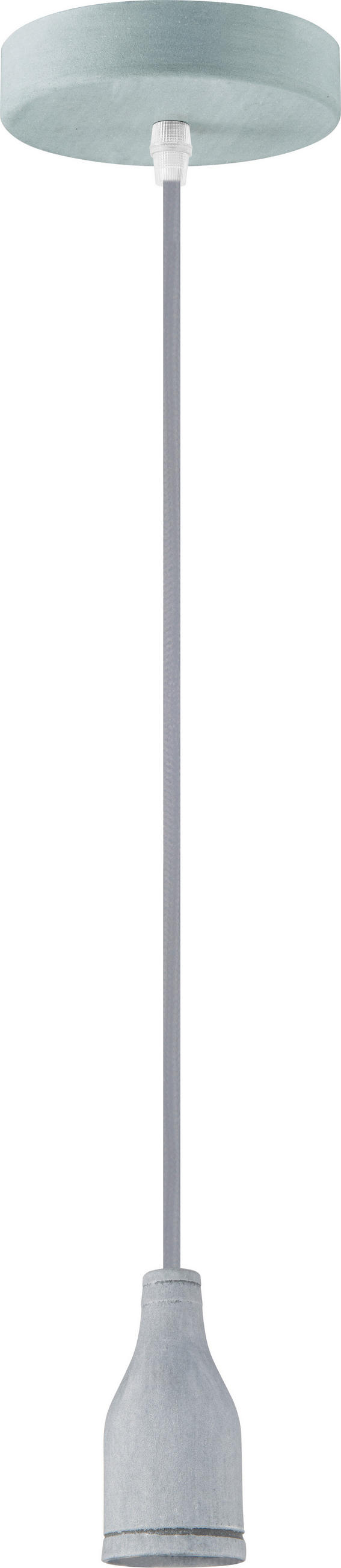 VISEČA SVETILKA        10/109 cm      E27 - siva, Trendi, kovina (10/109cm)