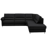 ECKSOFA in Echtleder Anthrazit  - Anthrazit/Beige, Design, Leder/Metall (288/249cm) - Beldomo Premium