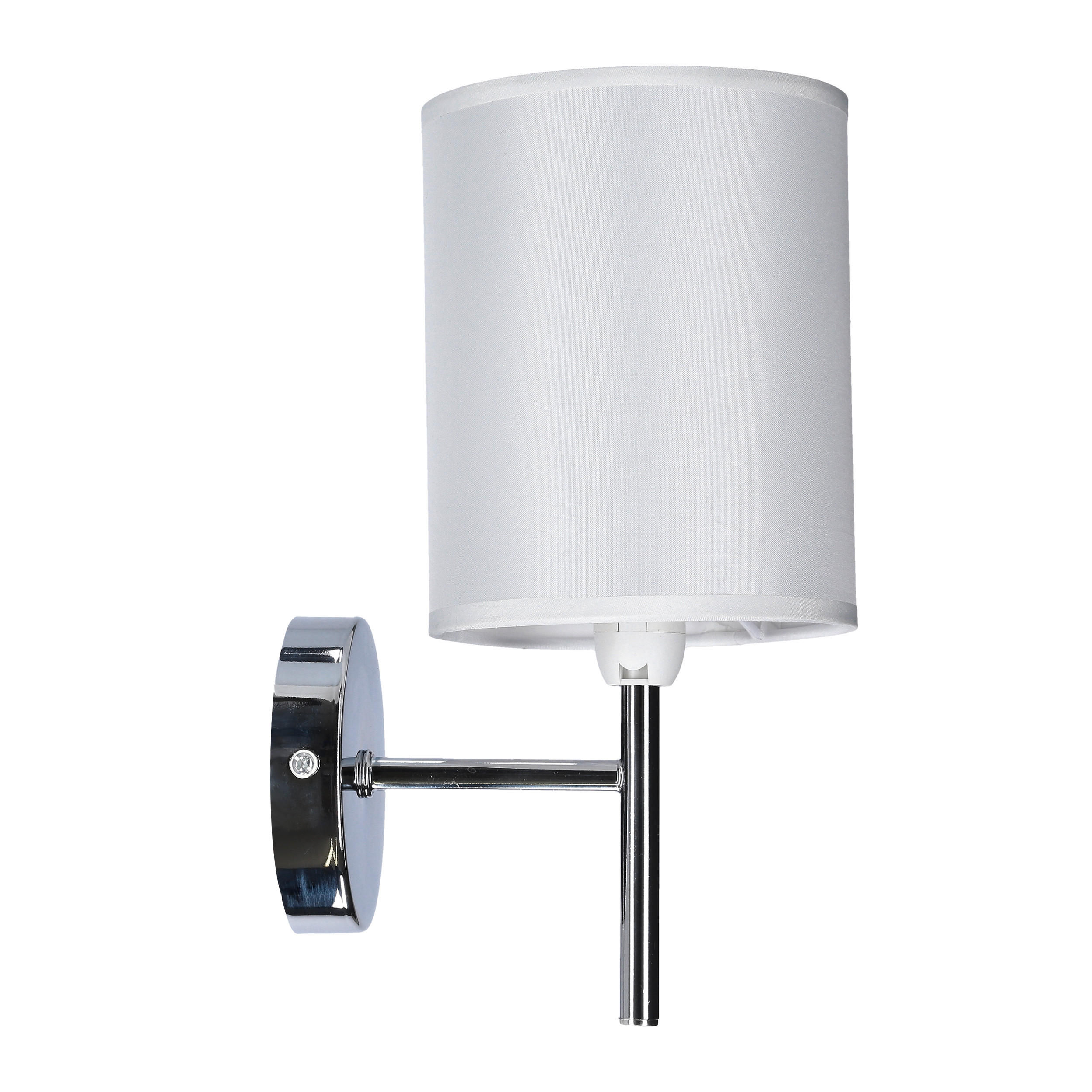 WANDLEUCHTE 15/12/24 cm   - Chromfarben, Basics, Metall (15/12/24cm)