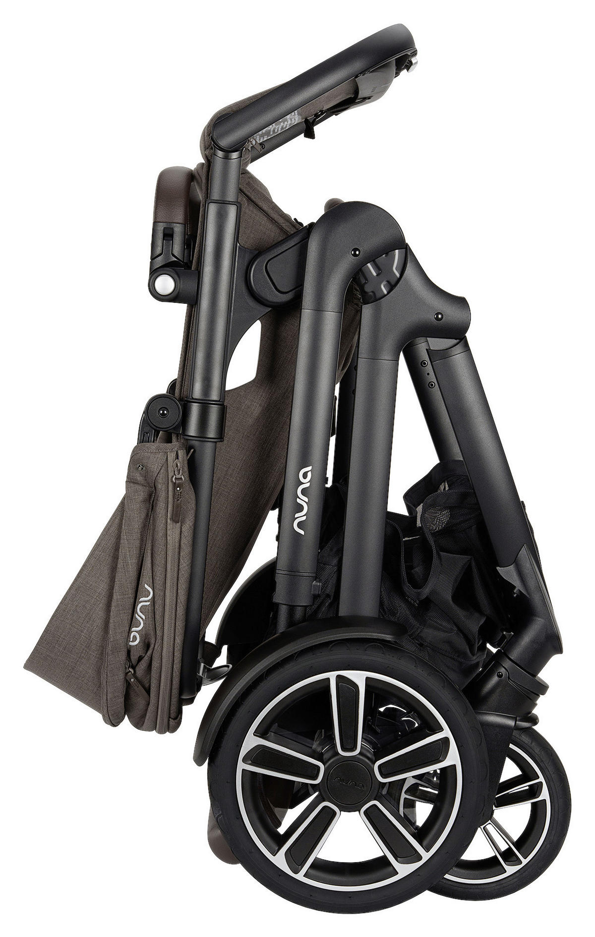 GESCHWISTERWAGEN Demi next  - Schwarz, Basics, Metall (63/123/83cm) - Nuna