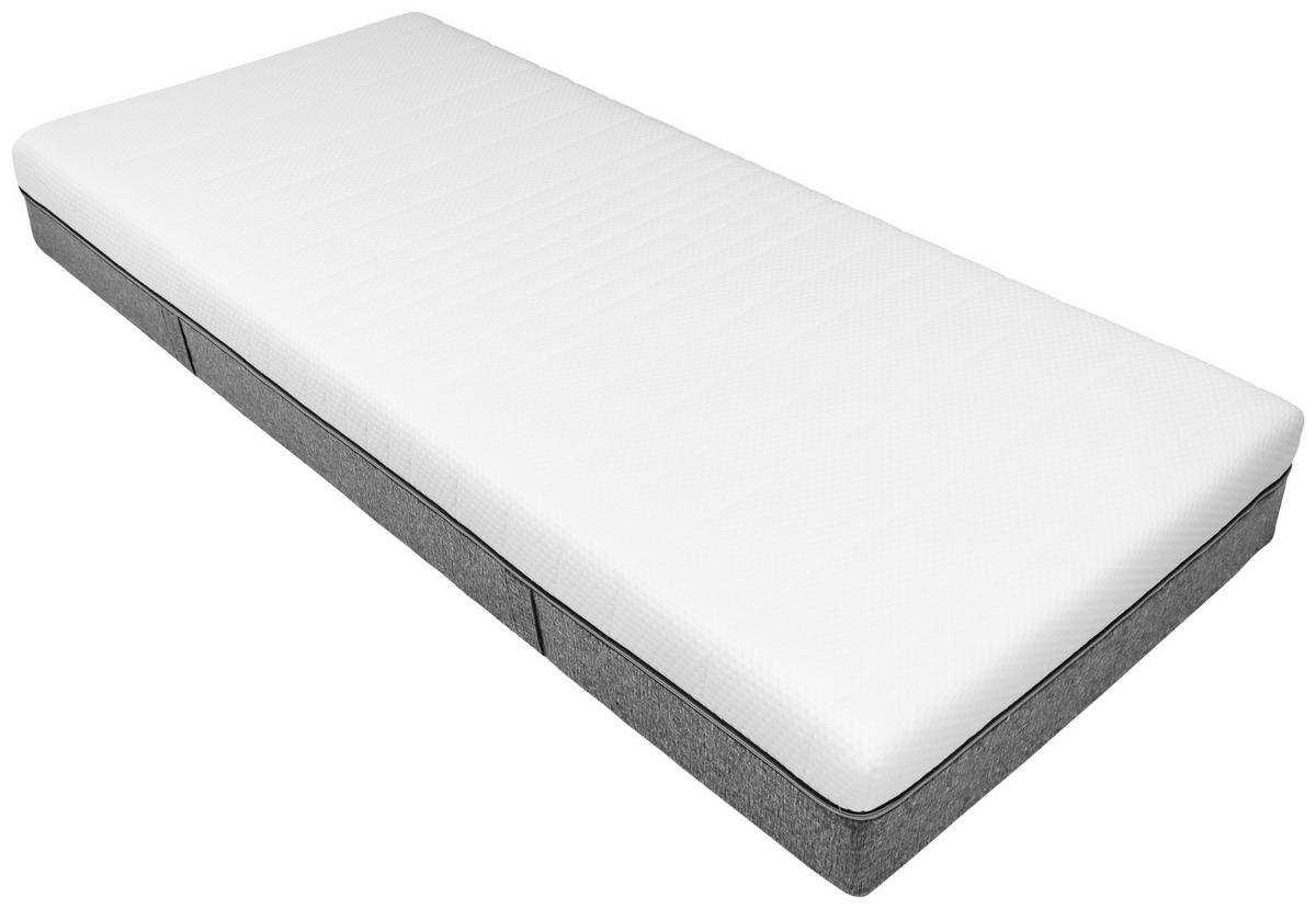 TASCHENFEDERKERNMATRATZE 90/200 cm Höhe ca. 24 cm 7 -Zonen - Weiß, Basics, Textil (90/200cm) - Beco