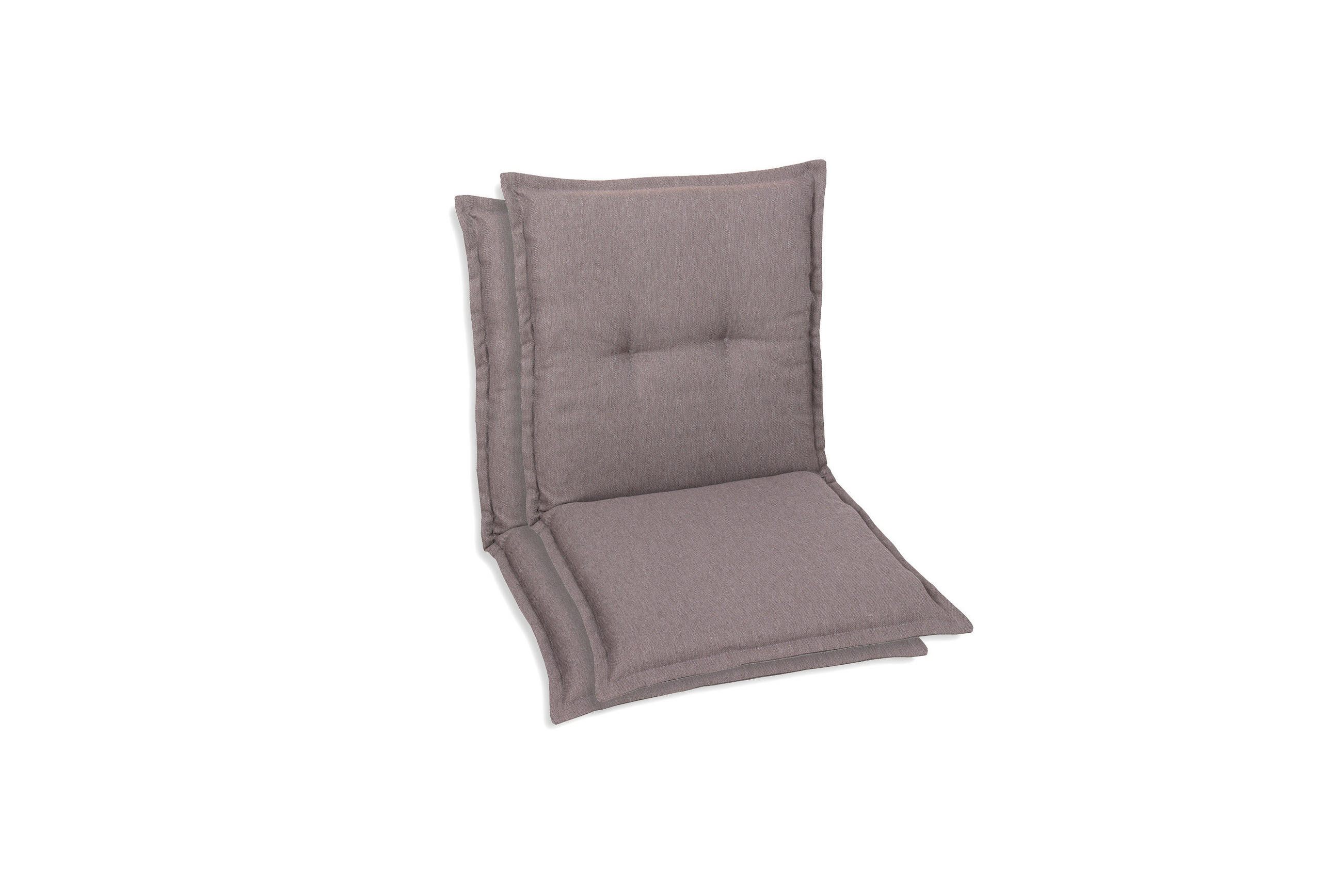 SESSELAUFLAGENSET Uni  - Taupe, Basics, Textil (50/7/100cm)