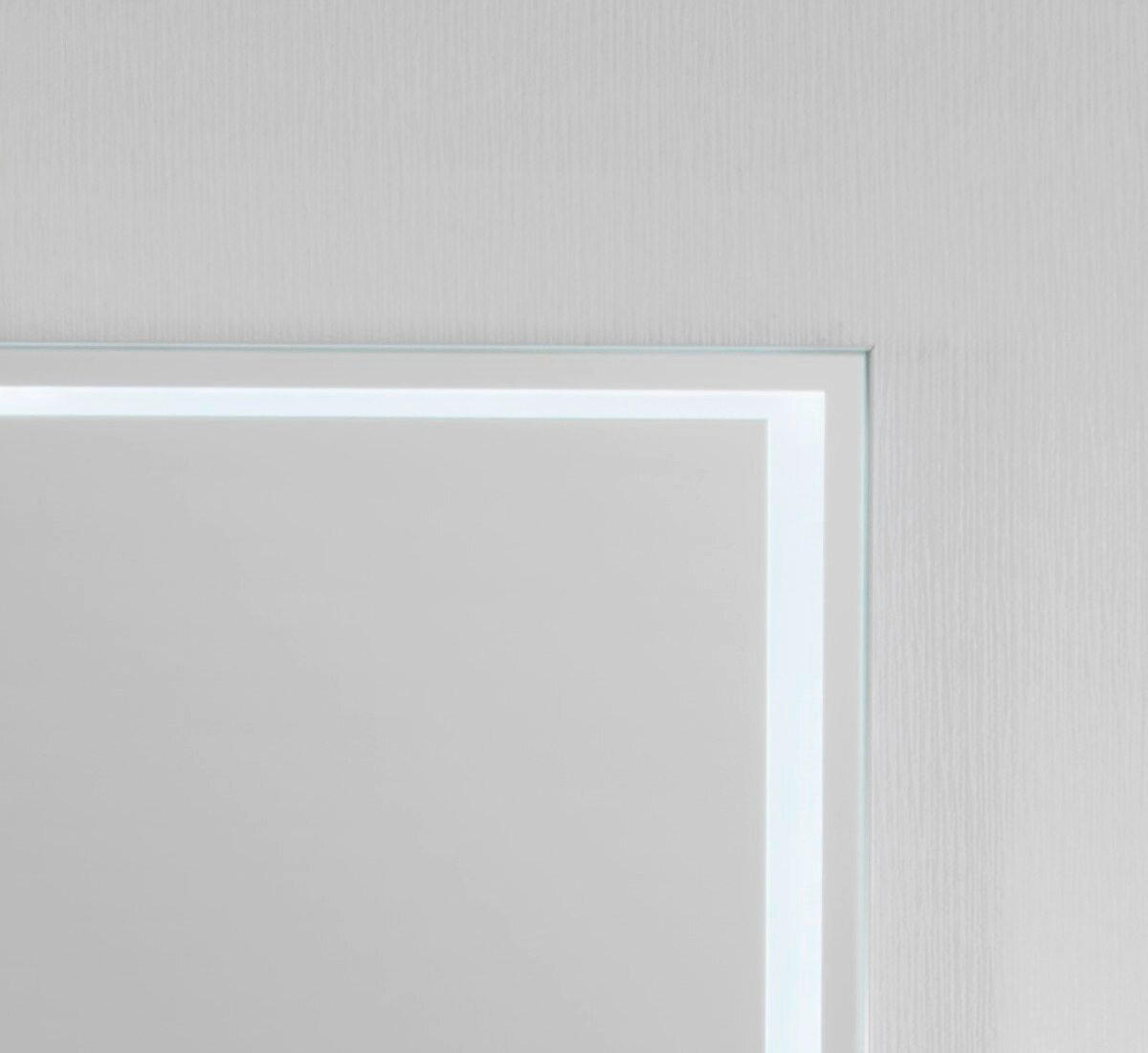 SPIEGEL 40,5/70,5/2,2 cm  - Silberfarben, Basics, Glas/Metall (40,5/70,5/2,2cm) - MID.YOU