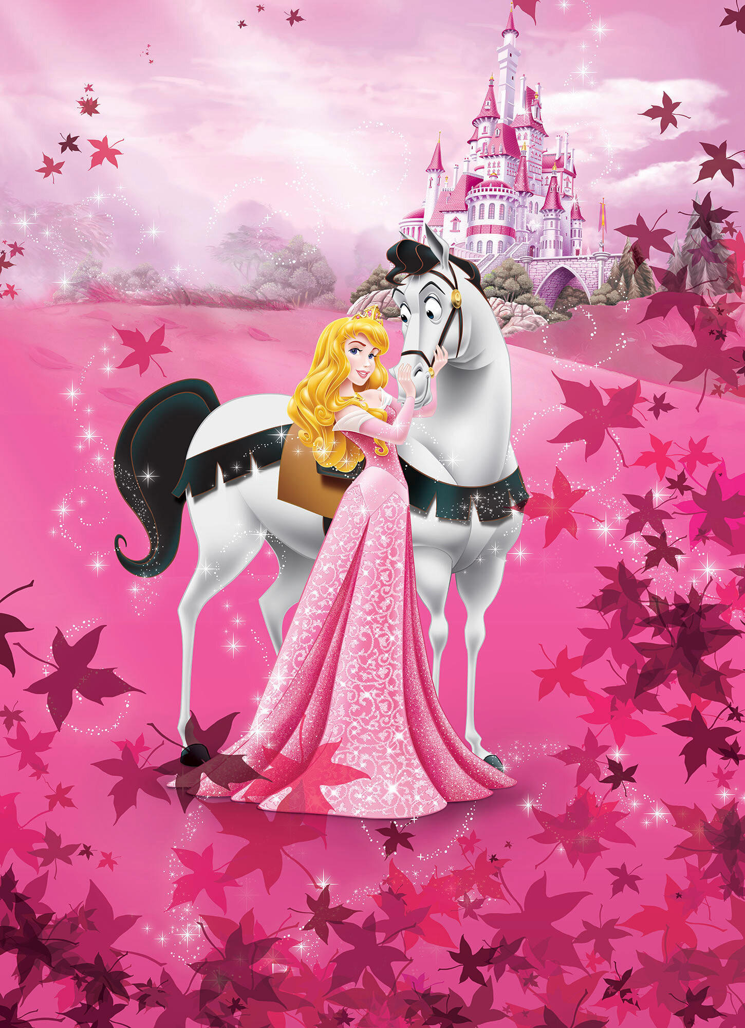 FOTOTAPETE Prinzessin Aurora  - Design, Papier (184/254cm) - Komar