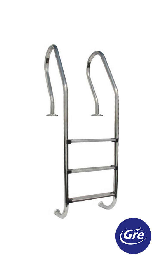 Gre Poolleiter 2024 Alu 50x162.5x9 cm