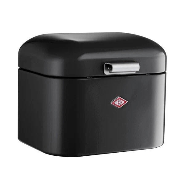 BROTKASTEN - Schwarzchrom/Schwarz, Basics, Metall (27/22/22cm) - Wesco