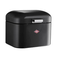 BROTKASTEN - Schwarzchrom/Schwarz, Basics, Metall (27/22/22cm) - Wesco