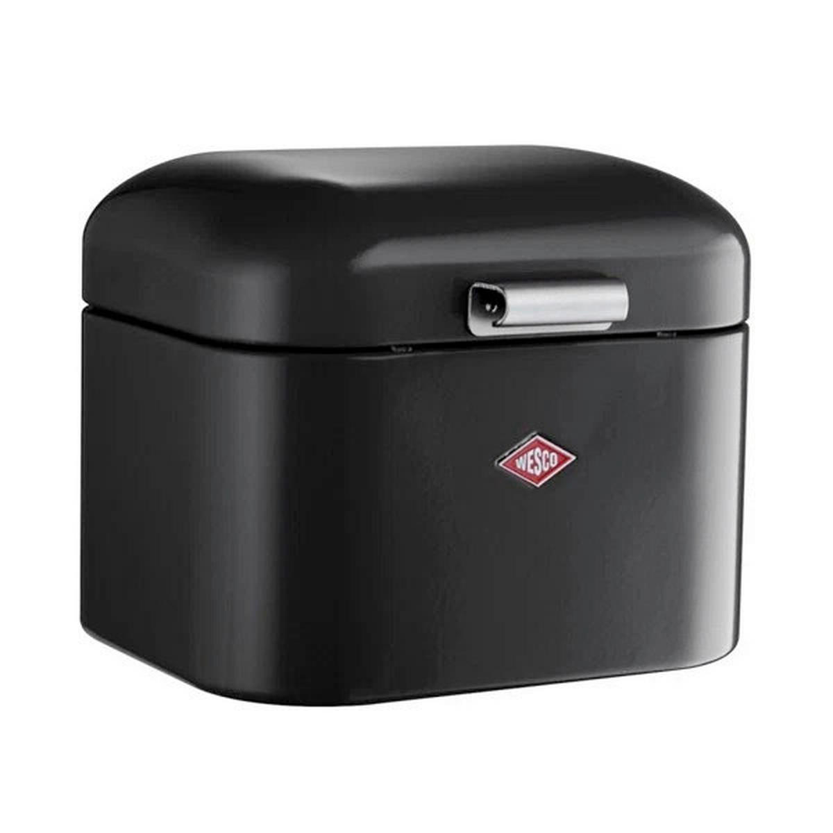 BROTKASTEN - Schwarzchrom/Schwarz, Basics, Metall (27/22/22cm) - Wesco