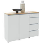 SIDEBOARD  in 135/102/41 cm  - Eichefarben/Schwarz, Design, Holz/Holzwerkstoff (135/102/41cm) - Dieter Knoll