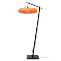 GOLVLAMPA GOOD&MOJO  77/77/176 cm    - svart/naturfärgad, Trend (77/77/176cm) - Good & Mojo
