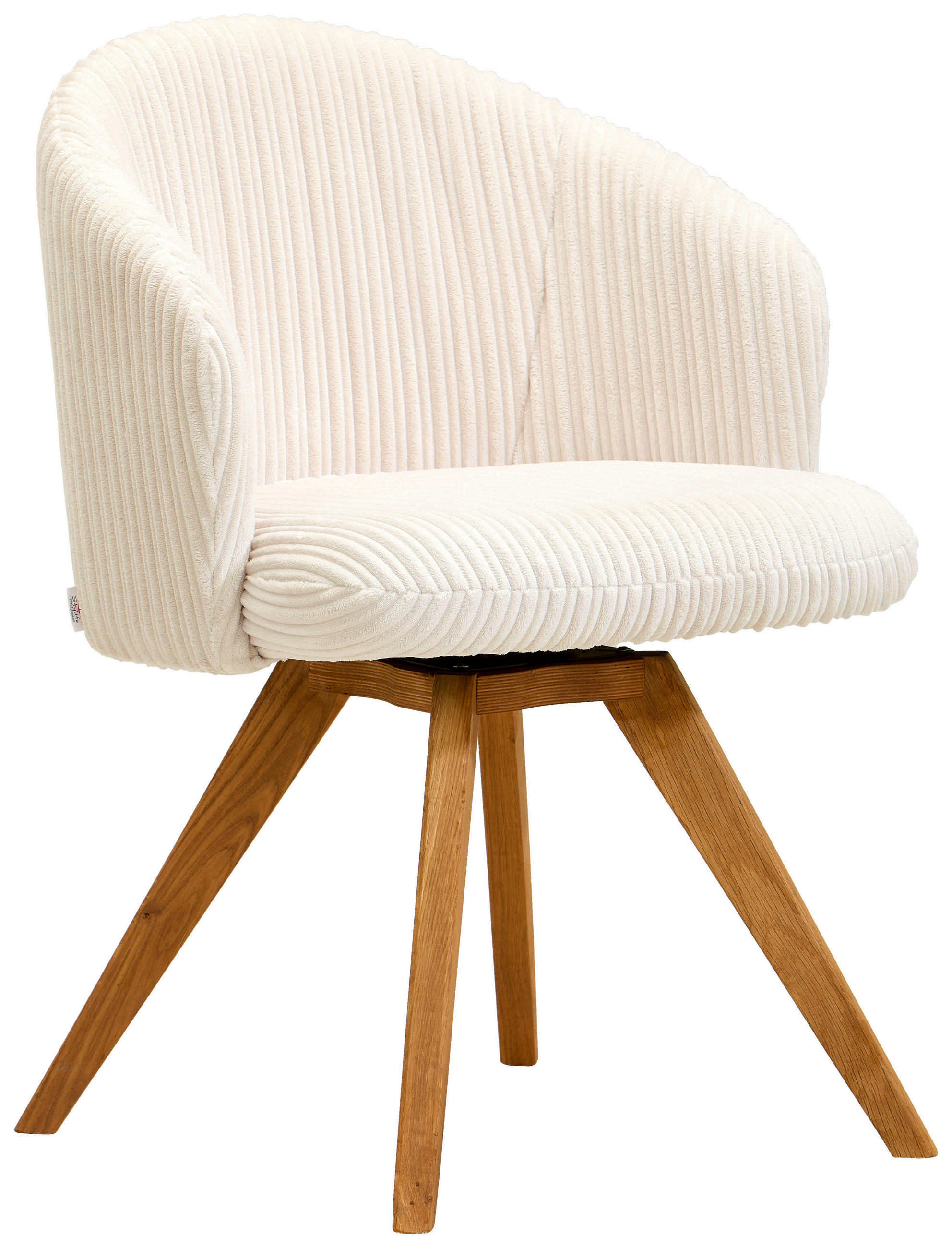 Stylife Armlehnstuhl Beige, Eiche 61x82x59 cm