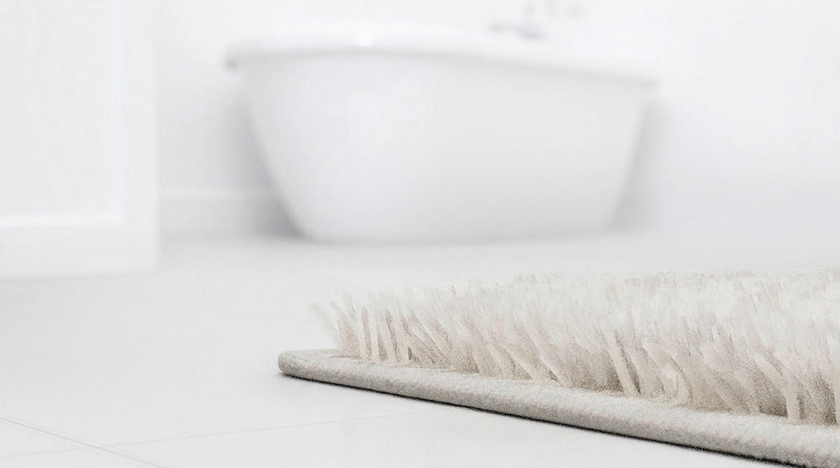 BADEMATTE Naturfarben 60/100 cm  - Naturfarben, Design, Kunststoff/Textil (60/100cm) - Grund