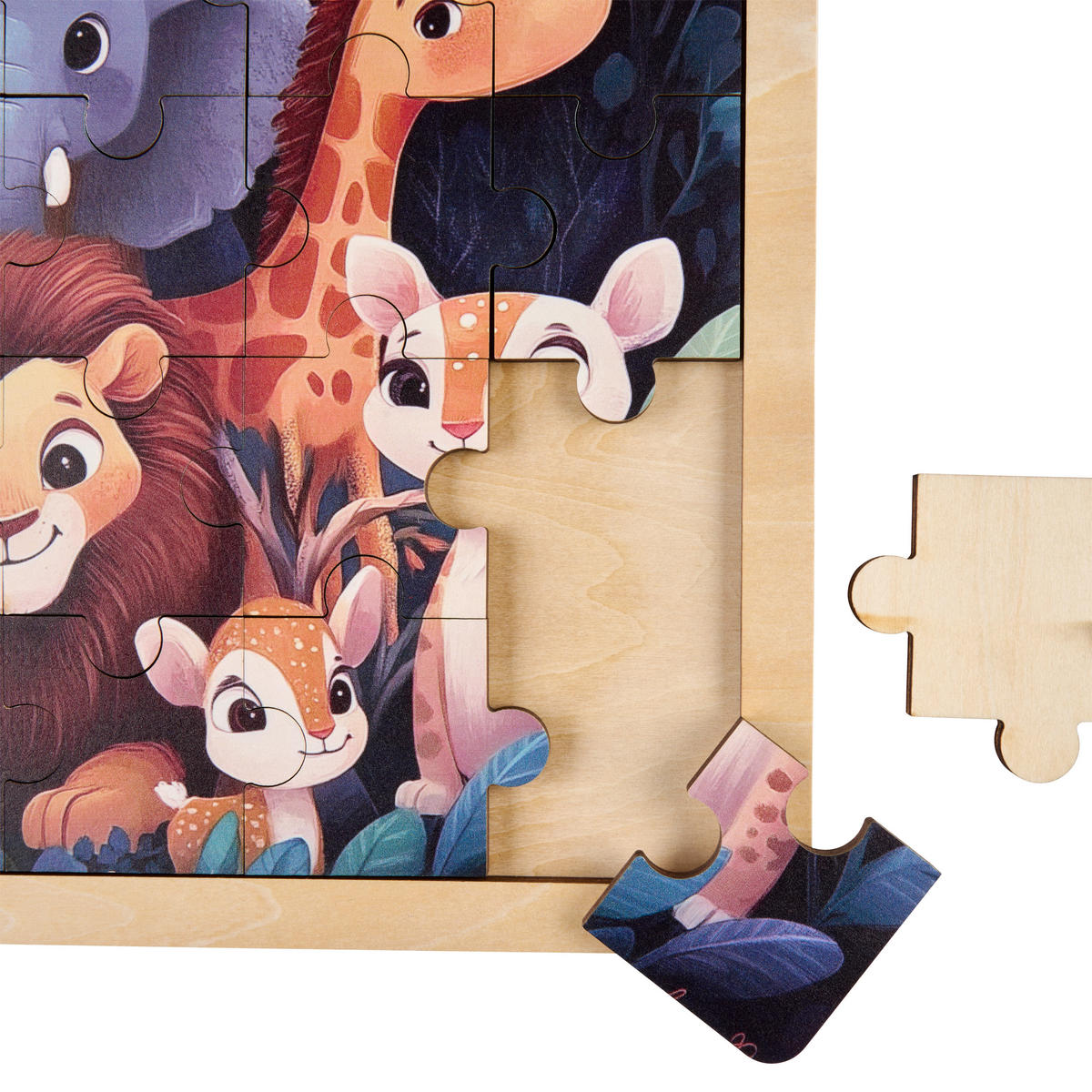 PUZZLE - Multicolor, Trend, Holzwerkstoff (30/22/0,8cm) - My Baby Lou