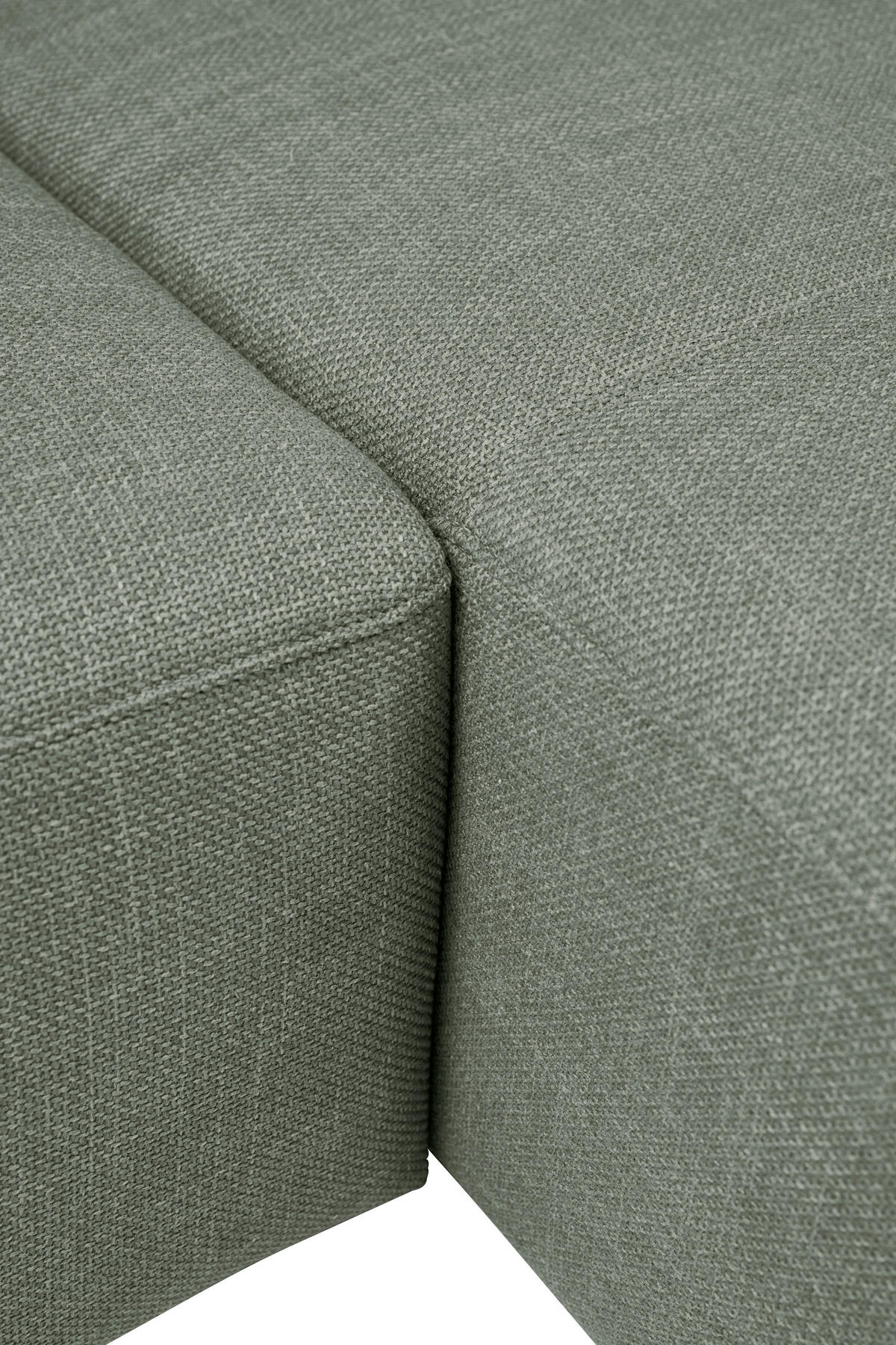 ECKSOFA inkl. Funktion Heaven Dunkelgrün Flachgewebe  - Chromfarben/Dunkelgrün, KONVENTIONELL, Textil/Metall (242/162cm) - Tom Tailor