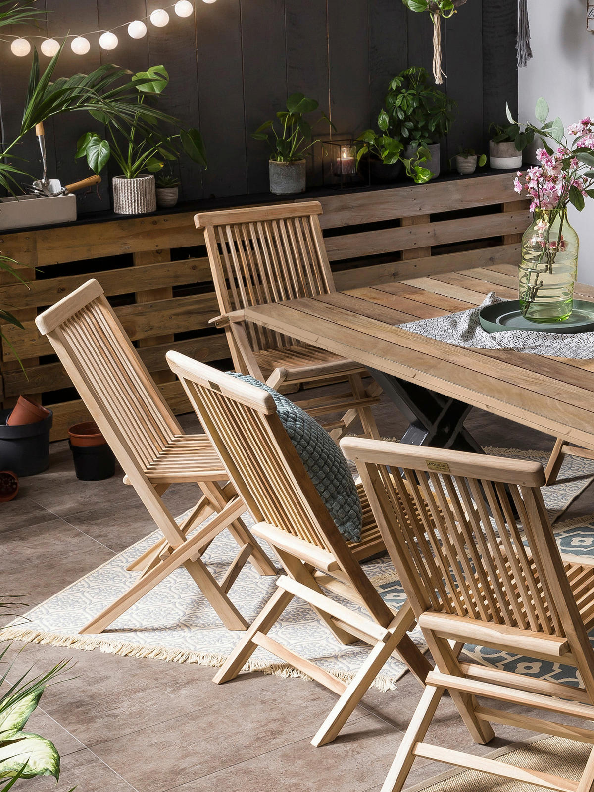 ESSTISCH in Holz, Metall 220/100/77 cm   - Schwarz/Naturfarben, Design, Holz/Metall (220/100/77cm) - Livetastic