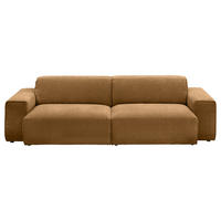 BIGSOFA in Chenille Braun  - Schwarz/Braun, Design, Kunststoff/Textil (238/71/101cm) - Pure Home Lifestyle