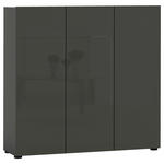 SCHUHSCHRANK  in 120/115/34 cm  - Anthrazit/Schwarz, Design, Holzwerkstoff/Kunststoff (120/115/34cm) - Xora