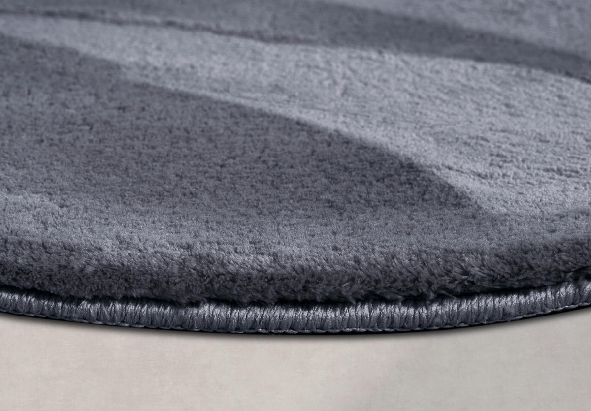HOCHFLORTEPPICH 200 cm Kollektion 1899 Anthrazit rund  - Anthrazit, Design, Textil (200cm) - Villeroy & Boch
