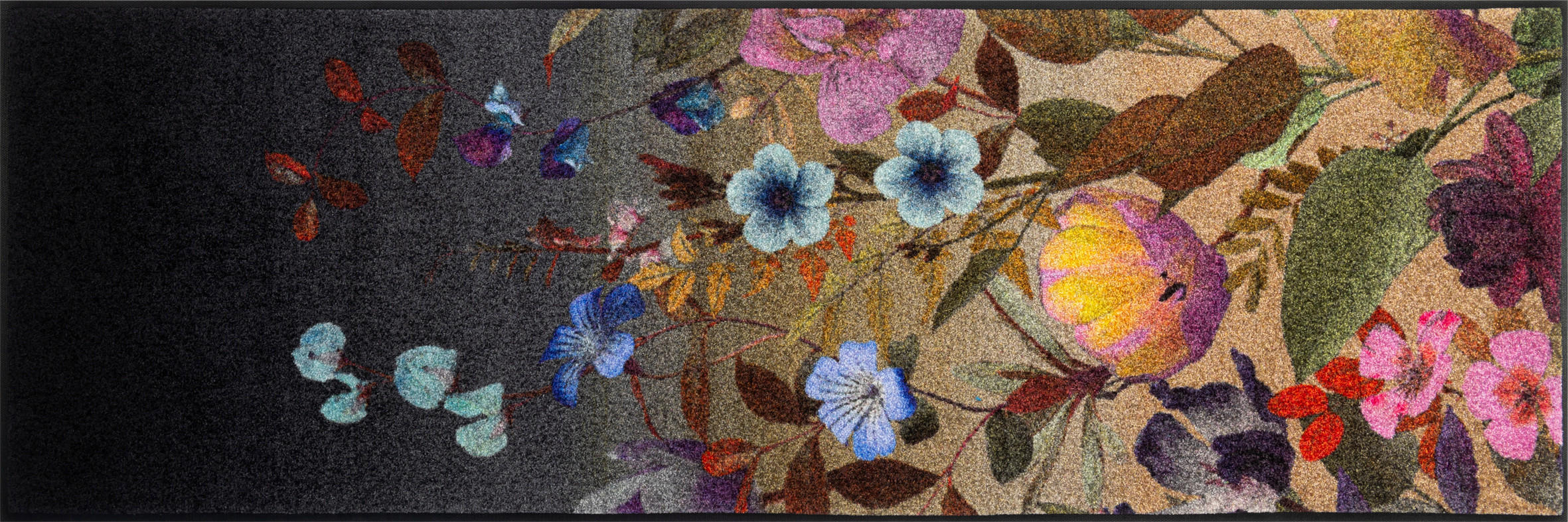 BĚHOUN, 60/180 cm, vícebarevná - vícebarevná, Romantický / Rustikální, textil/plast (60/180cm) - wash+dry