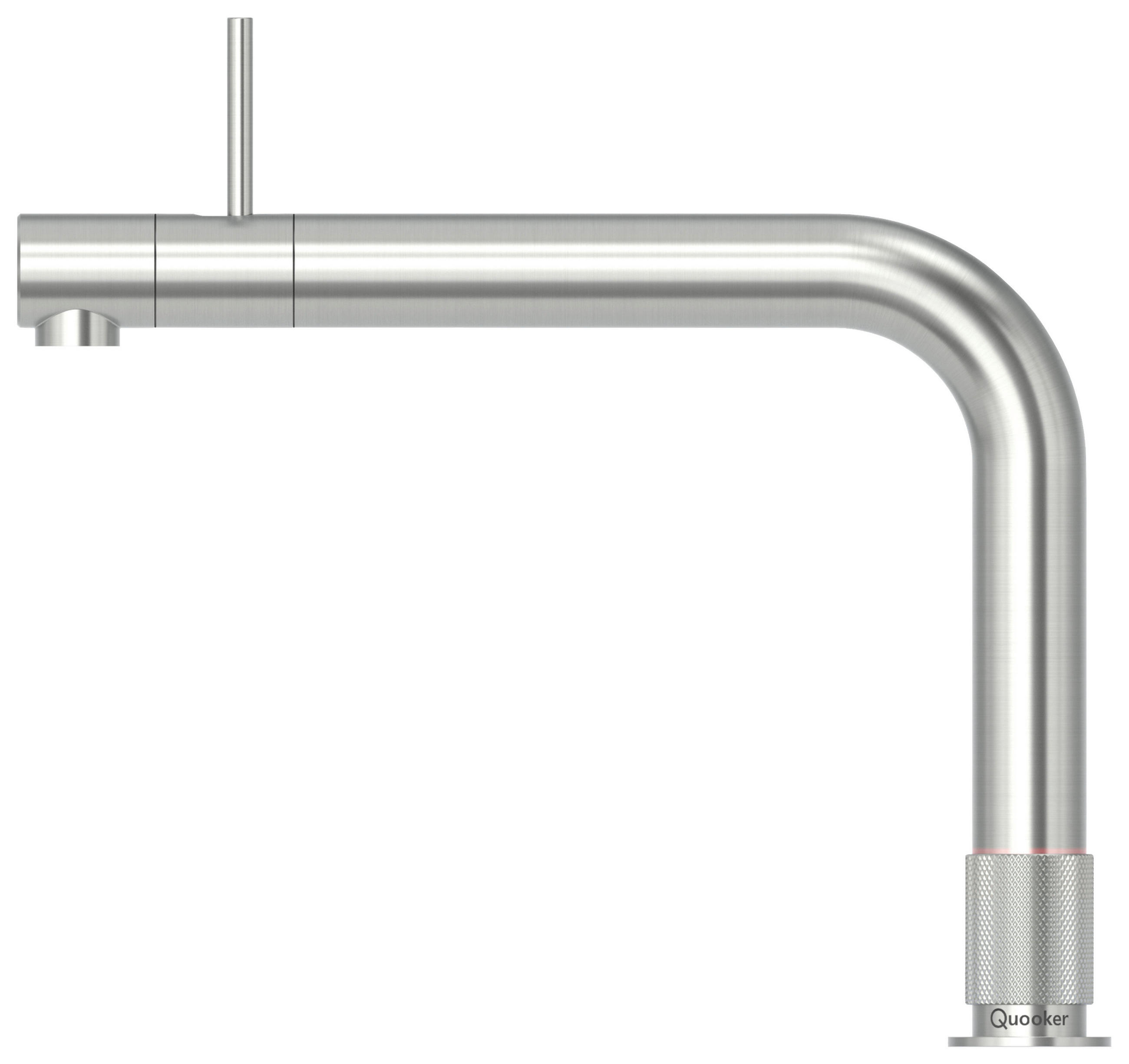 KÜCHENARMATUR Front  - Edelstahlfarben, Basics, Metall (3,5/25,5/33,5cm) - Quooker