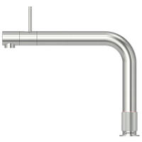 KÜCHENARMATUR Front  - Edelstahlfarben, Basics, Metall (3,5/25,5/33,5cm) - Quooker