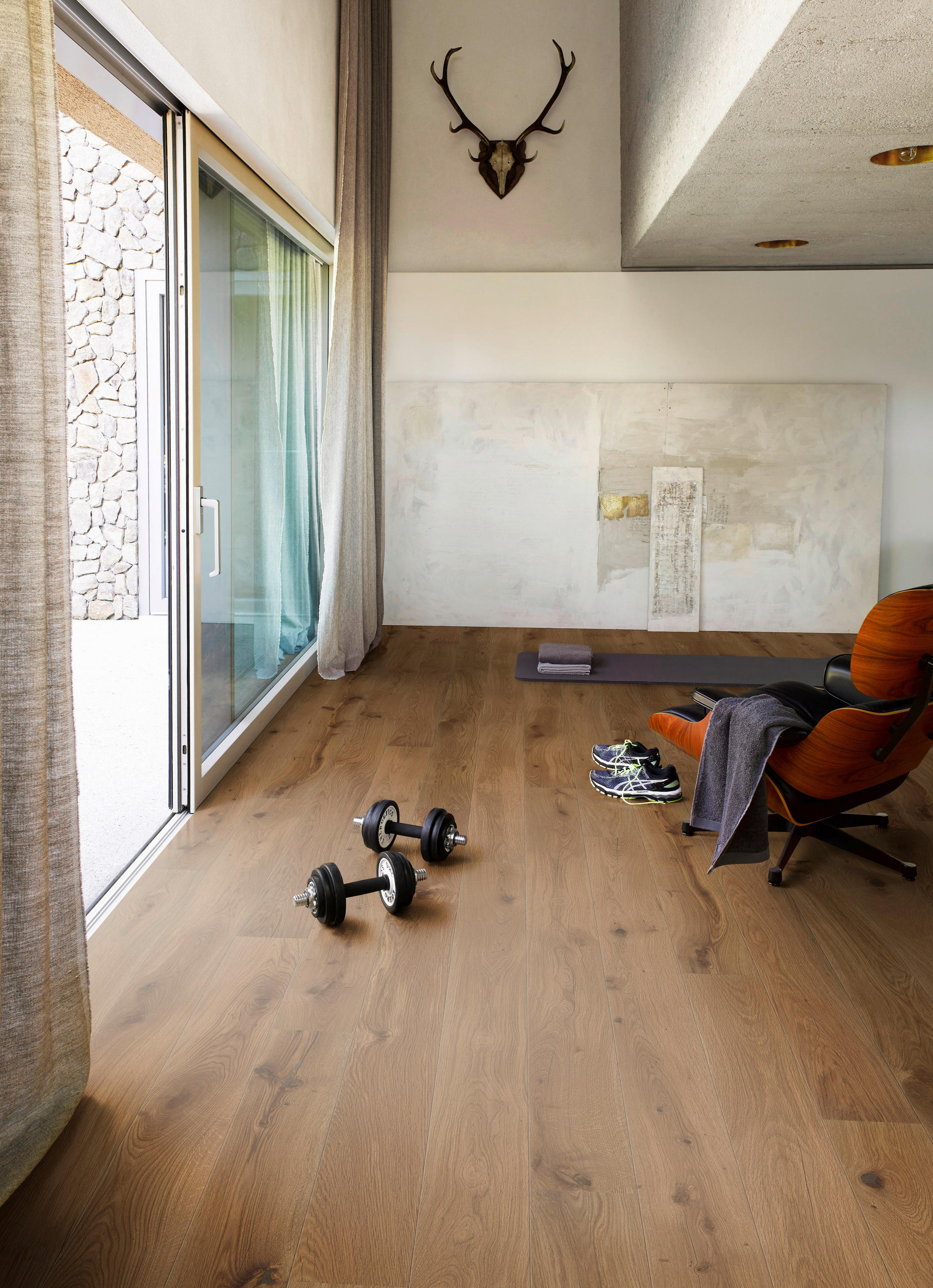 LANDHAUSDIELE Rustico Trend Eiche Caramel 100014201  per  m² - Design, Holz (220,5/17,6/1,3cm) - Tilo