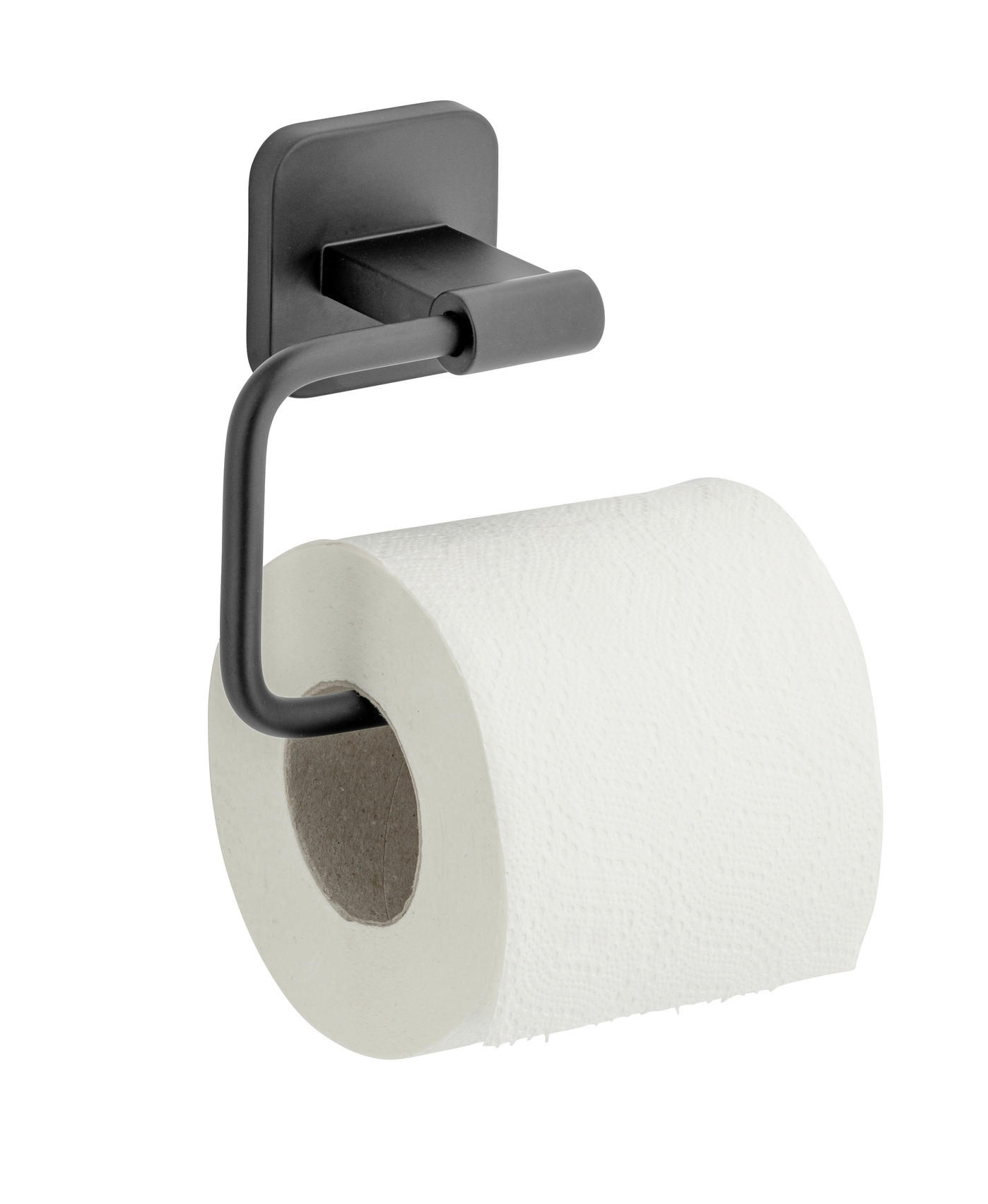 TOILETTENPAPIERHALTER - Schwarz, KONVENTIONELL, Metall (14/6,5/10cm) - Wenko