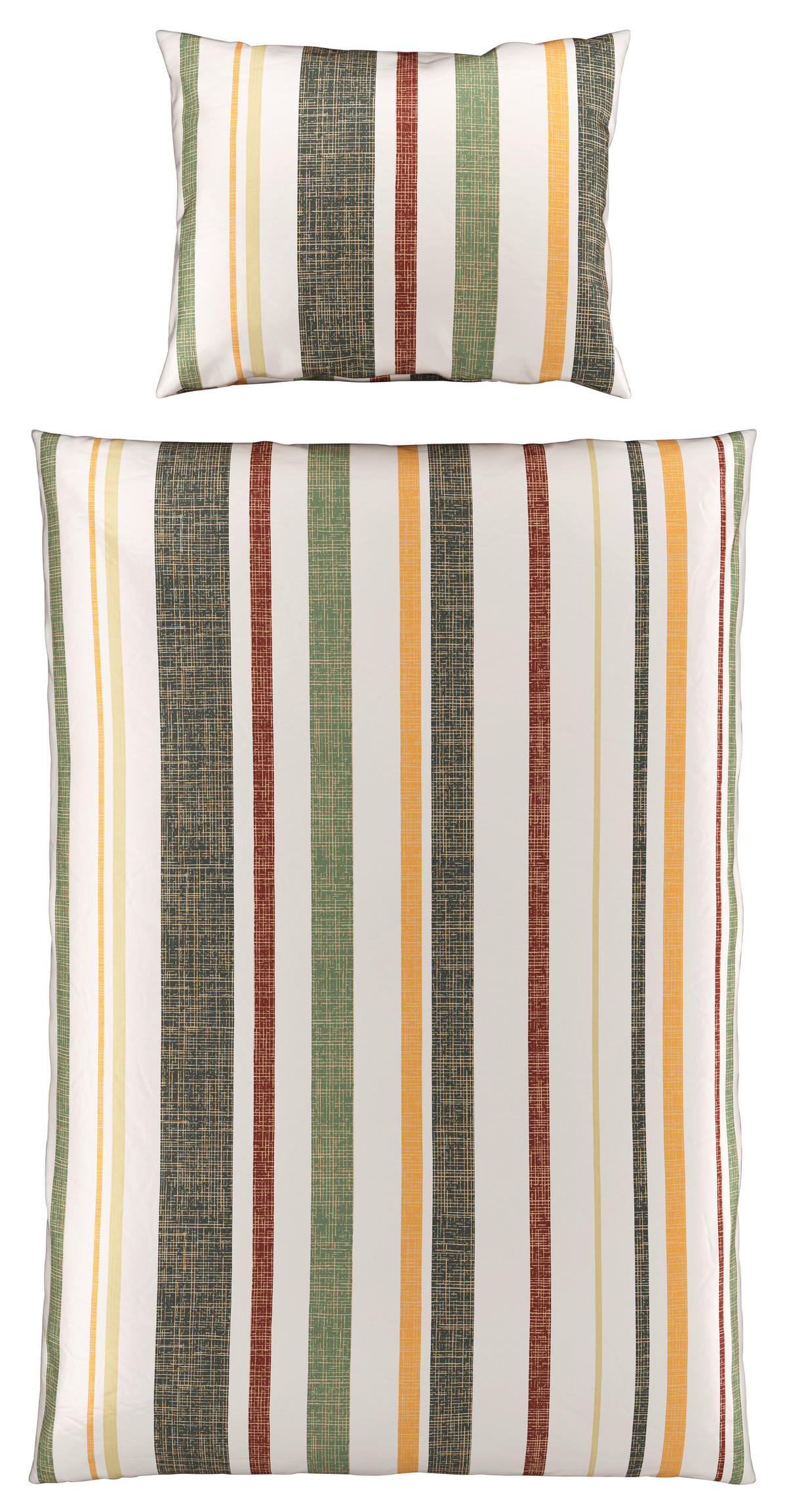 POSTELJINA COSLADA STRIPE 140/200 cm saten zelena  - zelena, Konvencionalno, tekstil (140/200cm) - Bio:Vio