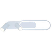 LED-DECKENLEUCHTE Parma  15/60/13 cm  - Weiß, Design, Metall (15/60/13cm)
