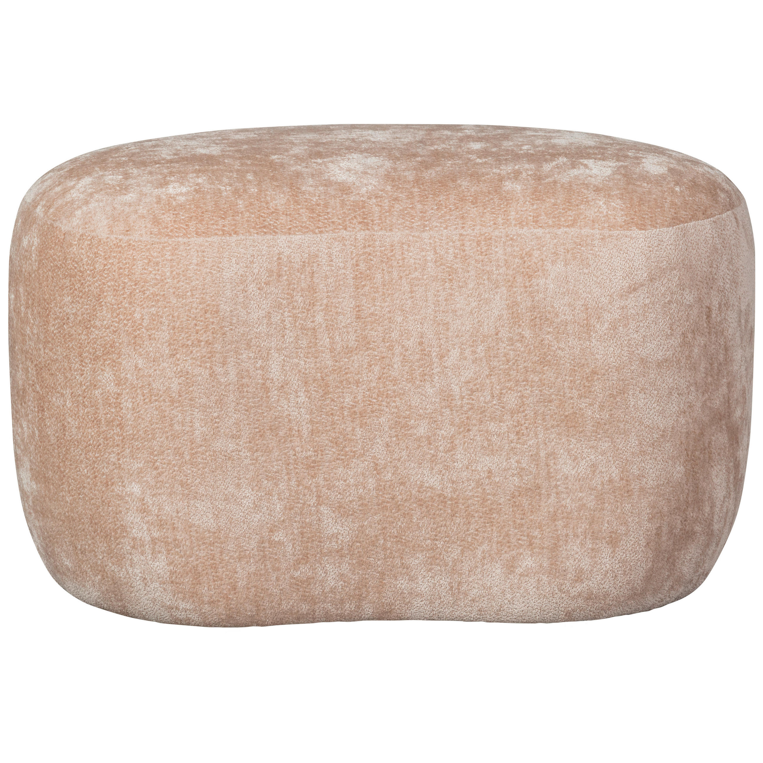 HOCKER Chenille Naturfarben - Naturfarben, Design, Textil (73/43/51cm) - Livetastic