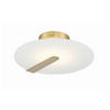 LED-DECKENLEUCHTE 31/9,2 cm    - Chromfarben, Basics, Glas/Metall (31/9,2cm) - Elstead Lighting