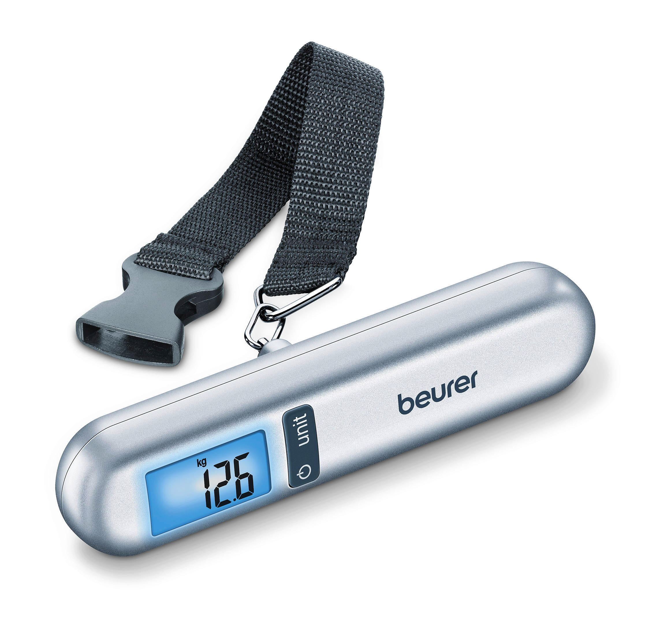 KOFFERWAAGE - Silberfarben, Basics, Kunststoff (3,6/3,2/13,9cm) - Beurer