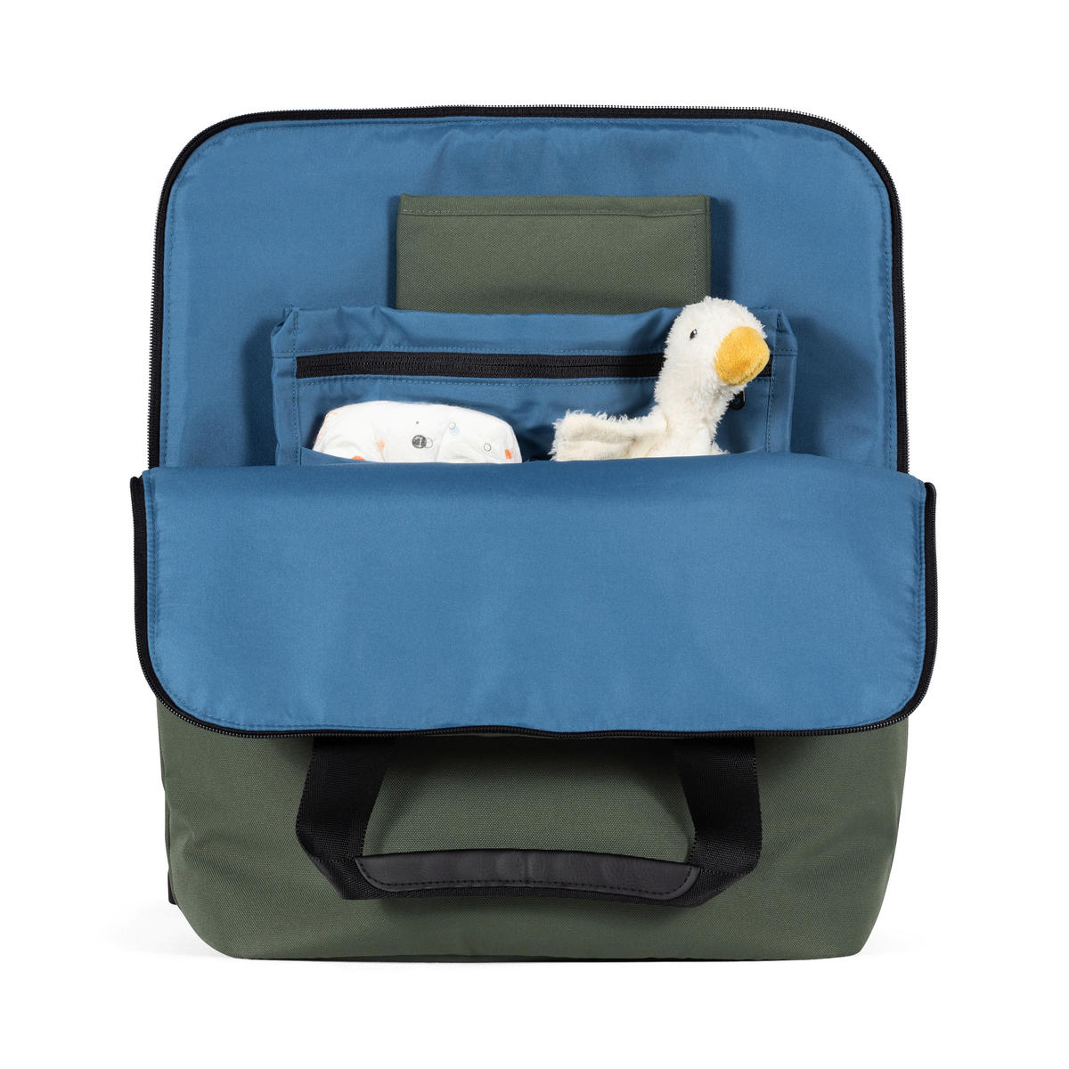 WICKELRUCKSACK  - Grün, Basics, Textil (32,5/43,5/13,5cm) - Joolz