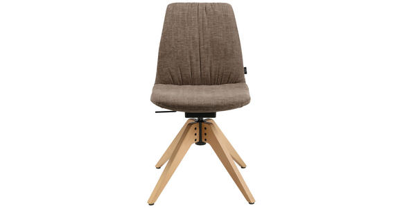 STUHL in Flachgewebe Holz, Textil - Eichefarben/Braun, Design, Holz/Textil (46/85-88/55cm) - Johann Jakob
