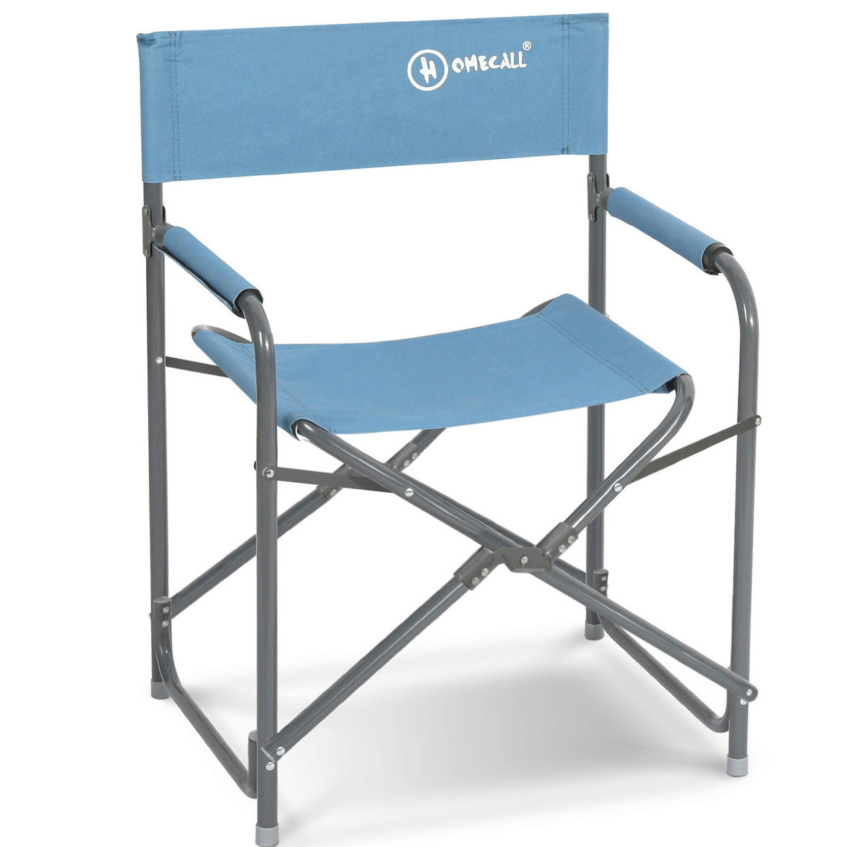 CAMPING-KLAPPSTUHL - Blau/Graphitfarben, Basics, Textil/Metall (58/41.5/91cm) - Modante