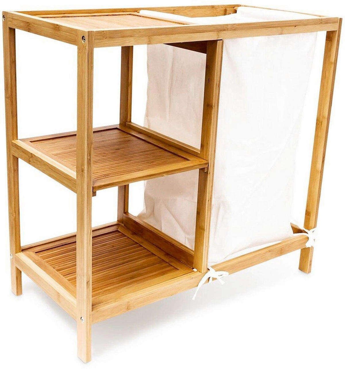 Mesa Living bambusov ormarić   - karamela, Basics, prirodni materijali (80/35/80cm)