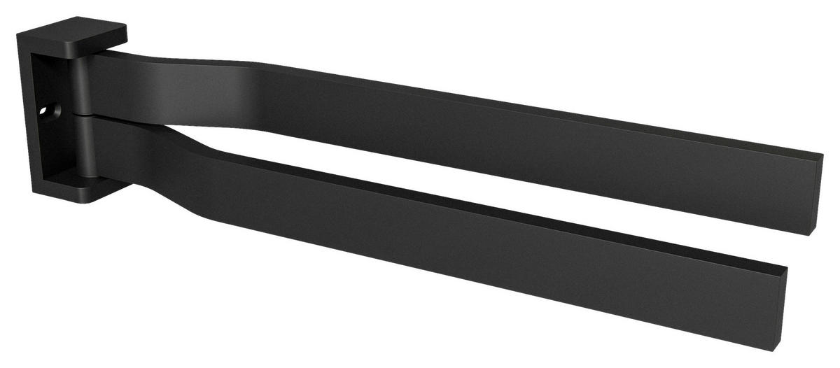 TÖRÖLKÖZŐTARTÓ 6/4,8/34,5 cm  - fekete, Basics, fém (6/4,8/34,5cm) - Sadena