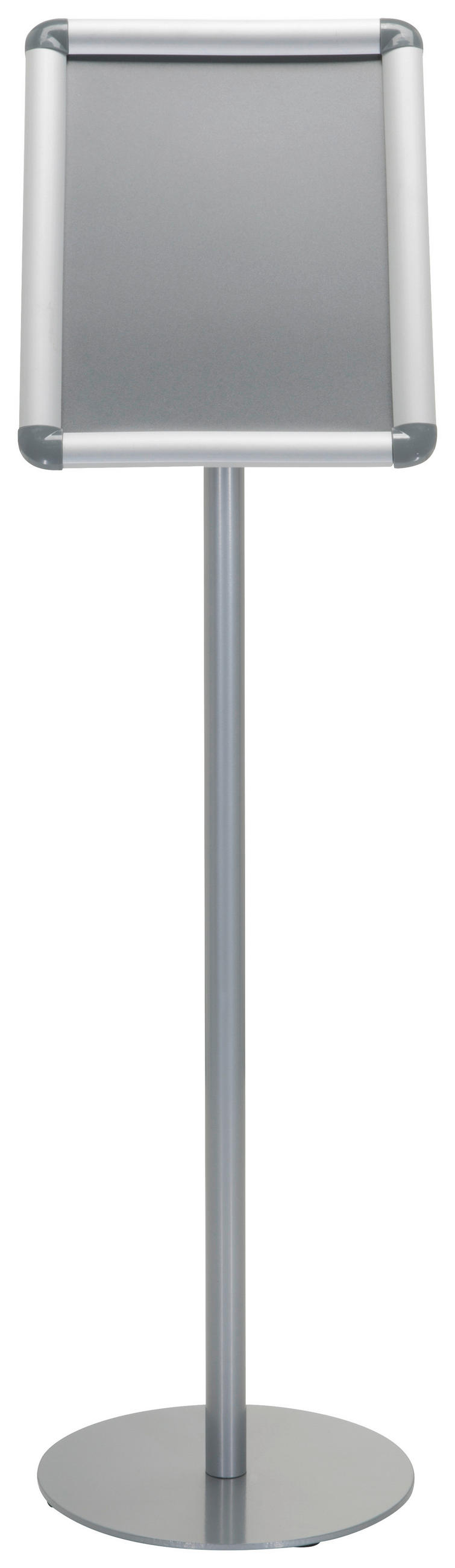 PLAKATSTÄNDER Metall Silberfarben  - Silberfarben, Basics, Metall (24/89,5/26cm) - MID.YOU